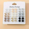 18-Pairs-Elegant-Multi-color-Imitation-Pearl-Stud-Earrings-Korean-Charm-Ball-Bead-Earrings-Women-Trend