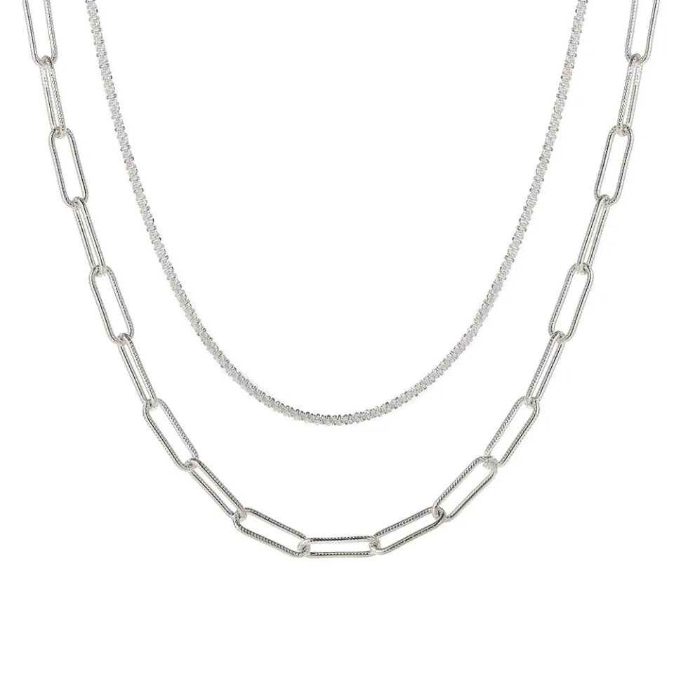 1PCS-Retro-Niche-Accessory-Plain-Chain-Silver-Necklace-Simple-Temperament-Layered-Double-Layered-Collarbone-Chain-Plain_c8abb0ae-0be7-4c4c-bb78-95865a0dd6ba