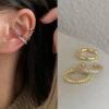 KOTiK-2024-Fashion-Ear-Cuffs-Without-Piercing-Ear-Clip-Earrings-Non-Piercing-Fake-Cartilage-Earrings-For