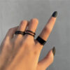Punk-Black-Wide-Chain-Rings-Set-For-Women-Girls-Fashion-Irregular-Geometric-Finger-Thin-Ring-Female