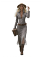 WesternSavannah Fringe Zip-Up Dress