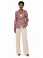 Rosalie Leopard Print Tailored Blazer