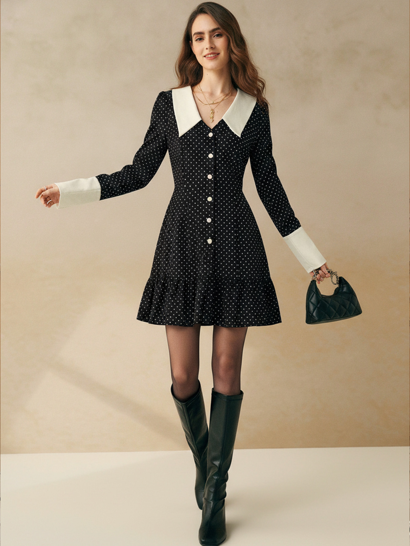 Lila Modern A-Line Dress