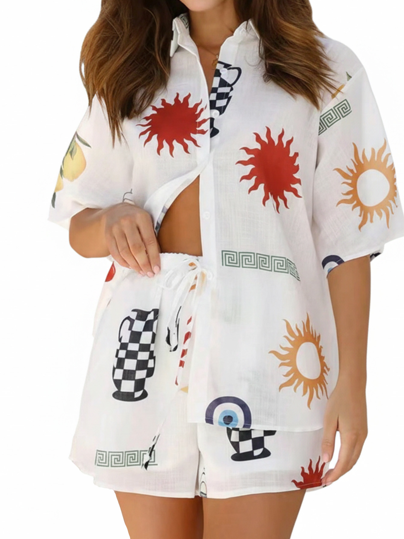 Ines Printed Two Piece Set